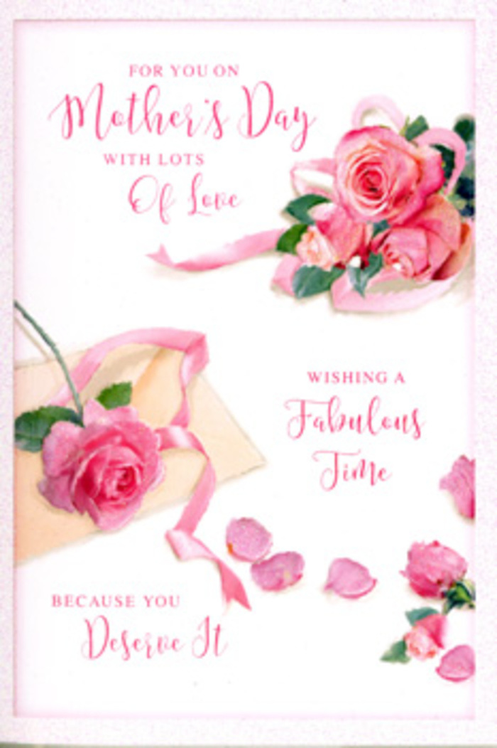 This Mother's Day card design appears as a calm, beautifully balanced composition of pink roses, scattered petals, and graceful writing, as if created by an experienced florist familiar with the EC2 neighbourhood. A generous cluster of roses occupies one side of the card, each bloom open and full, with layers of petals in soft blush and richer rose-pink tones. Their texture is convincingly velvety, the kind of petals you might brush against while arranging a bouquet for delivery around Finsbury Circus or the offices off Old Broad Street. Around the main bouquet, a light scattering of petals rests on the white card and partially visible envelope, adding a sense of spontaneity and gentle romance, like the aftermath of a bouquet set down with care. A pale pink ribbon loops around the roses with effortless grace, its satin-like sheen catching the light in subtle highlights that echo the curves of each petal. In the centre of the card, elegant, hand-lettered script extends across the surface with sweeping curves and delicate flourishes, spelling out a heartfelt Mother's Day greeting. The calligraphy feels personal and warm, anchoring the floral artwork with an emotional message of appreciation and love. The background remains a clean, bright white, allowing every detail-the petals, the ribbon, the ink-to stand out clearly and harmoniously. Soft, diffuse lighting lends the scene a tranquil glow, the gentle shadows around the petals hinting at depth without any harshness. The envelope beneath lies neatly aligned, ready to carry this sentiment to a mother in a City apartment or office. Overall, the image fuses floral elegance, thoughtful design, and the quiet tenderness of Mother's Day in the heart of EC2.